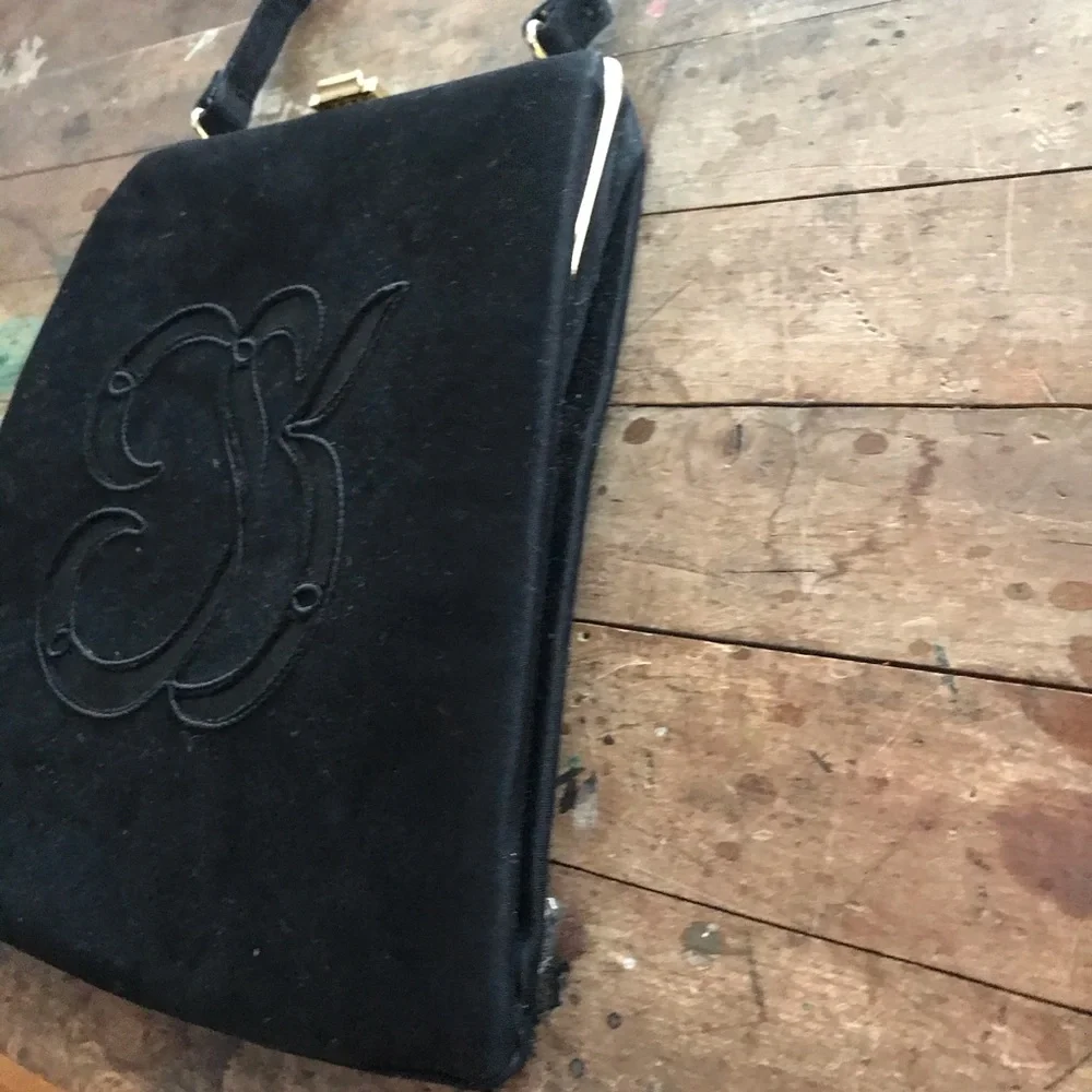 Vintage black handbag